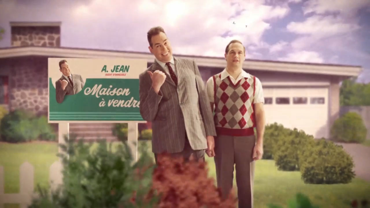 PERIOD MATTE PAINTING - 1980s QUEBEC