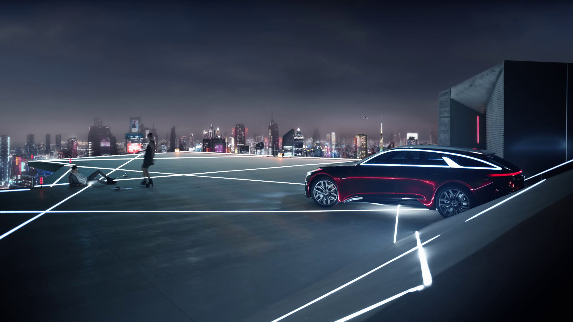 SHOT 05 - CYBERPUNK CITY EXTENSION