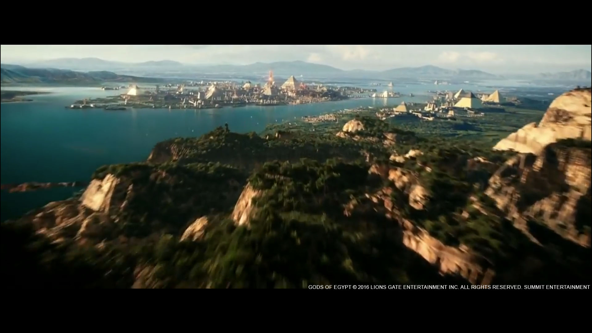 Temple District - Matte Painting