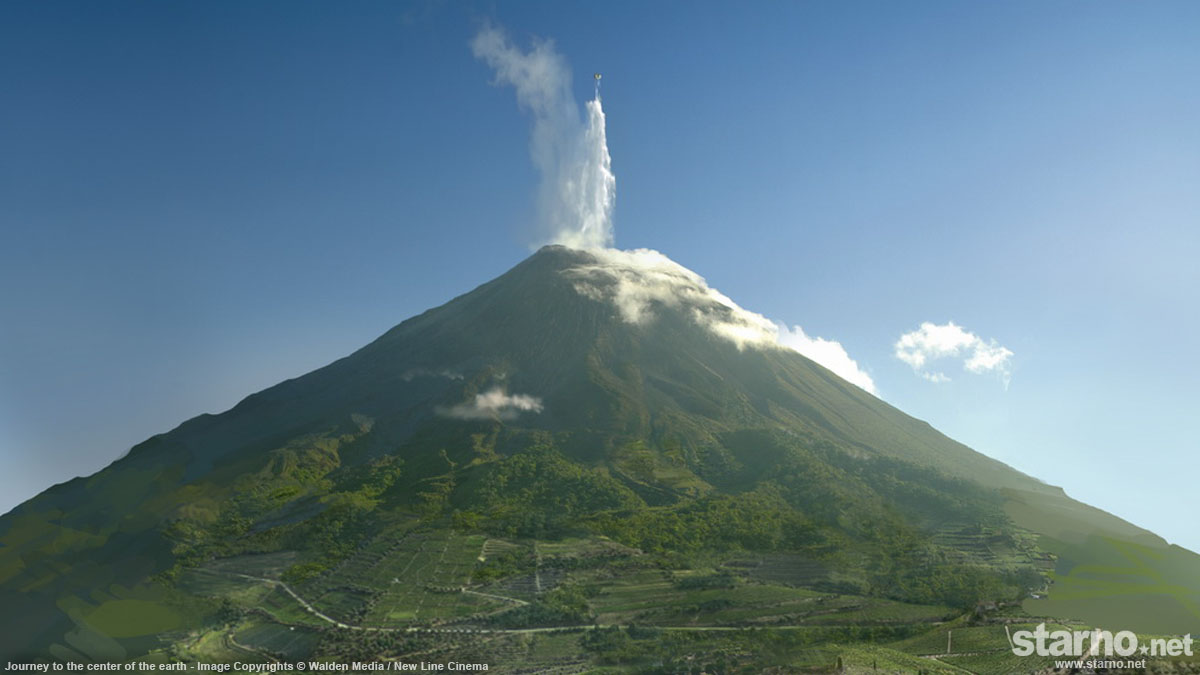 Volcano Escape - Matte Painting